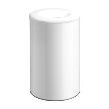 Poubelle anti-feu avec couvercle 90 l blanc Neo photo du produit