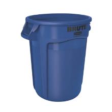 Collecteur rond bleu 121 l Brute photo du produit