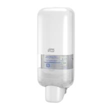 Dispenser de savon et désinfectant blanc Tork S4 photo du produit