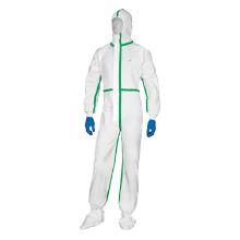 DT119 : combinaison non-tiss&eacute; avec capuche - &agrave; usage unique - blanc - M photo du produit