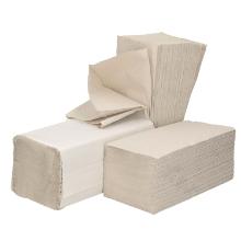 Essuie-mains brun recyclé 2 plis 20 x 24 cm 25 x 150 feuilles photo du produit