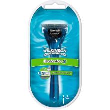Scheermes met 3 mesjes Wilkinson Sword Protector system + 1 vervangmesje artikelfoto
