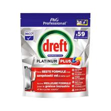 Vaatwastabletten 59 stuks Dreft Professional Platinum+ Regular artikelfoto