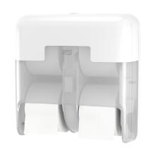 Tork T7 toiletpapierhouder zonder kern voor 4 rollen, wit, OptiServe artikelfoto