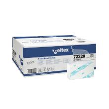 Essuie-mains pli&eacute; Z-fold blanc 2 plis Ecolabel format 24 x 20,5 cm photo du produit