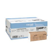 Essuie mains blanc Ecolabel 2 plis V-fold 23 x 21 cm RACON Prime photo du produit