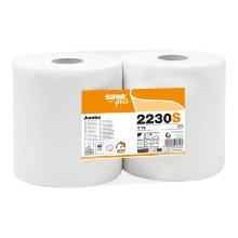 Toiletpapier Jumbo wit 2-laags Ecolabel 6 x 350 m SAVE artikelfoto