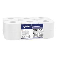 Wit toiletpapier mini-Jumbo Ecolabel 2-laags 12 x 160 m CELTEX artikelfoto