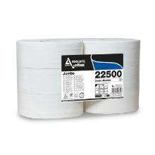 Wit toiletpapier Jumbo Ecolabel 2-laags 6 x 500 m ABSOLUTE artikelfoto