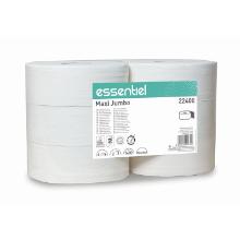 Wit toiletpapier Jumbo Ecolabel 2-laags 6 x 250 m ESSENTIEL artikelfoto