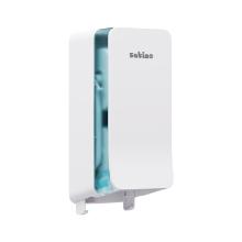 Toiletpapierdispenser dubbel  systeem op rol wit Hyginity artikelfoto