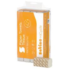 Essuie-mains W-Pliage, 2 plis recyclé, 20,6x32 cm, Satino HiCycle photo du produit