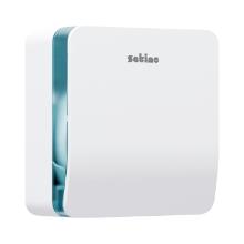 Distributeur de papier toilette Mini-Jumbo blanc Hyginity photo du produit