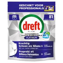 ALL-in-ONE vaatwastabletten 3 x 81 stuks Dreft Platinium artikelfoto