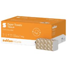 Essuie-mains recyclé blanc 2 plis 25 x 23 cm 3200 f. Satino HiCycle photo du produit