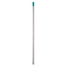 Manche aluminium poignée verte 150 cm Ø 23 mm photo du produit