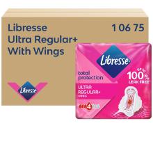 Serviette hygiénique Ultra Normal à ailettes pour Tork 2x150pc Libresse photo du produit