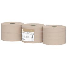 Papier toilette Jumbo naturel 2 plis 380 m 6 rouleaux Satino PureSoft photo du produit