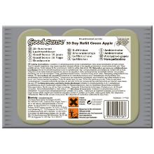 Good sense : recharge d&eacute;sodorisant - pomme - blanc - 6 x 2 pc photo du produit