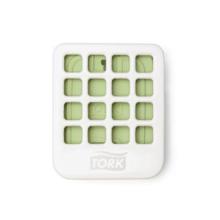 Tork luchtverfrisser schijfjes houder kunststof wit 4 st 7x7x12 cm A2 artikelfoto