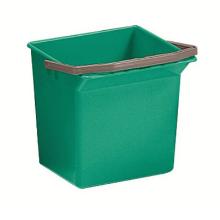 Emmer groen 6 l  voor werkwagen gerecycleerd pvc artikelfoto
