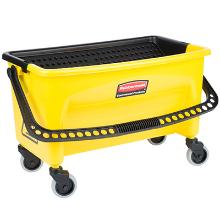 Rubbermaid : seau - avec grille &eacute;gouttoir - 40 lt -jaune photo du produit