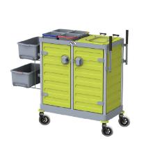 Werkwagen grote capaciteit emmers 4 x 6 lt , 2 x 18 lt artikelfoto