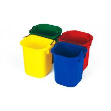 Set de 4 seaux de 5 l pour chariot 9T72 photo du produit