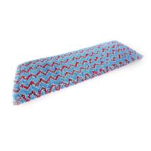 Mop microfibre &agrave; languettes bleu rouge 44 cm "EMR80" photo du produit