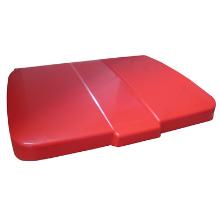 Rood techline deksel 120 L artikelfoto