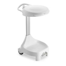 Zakhouder 120 l met pedaal en deksel op 2 wieltjes - Smile W-70 artikelfoto