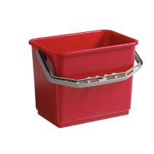 Emmer rood 4 l voor werkwagen gerecycleerd pvc artikelfoto