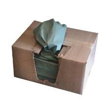 Non-woven cellulose/PES doeken turquoise 30x40cm 500 stuks Essuinet Polycell artikelfoto