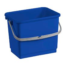 Emmer blauw 4 l voor werkwagen gerecycleerd pvc artikelfoto
