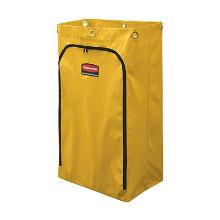 Sac vinyle jaune/90lt pour chariot d'entretien photo du produit