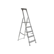 Aluminium huishoudtrapladder 4 treden +1 ladderblad max 150 kg Esca Es artikelfoto