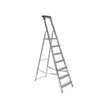 Escabeau ménager en aluminium 6 marches +1 plateau max 150 kg Esca Es photo du produit