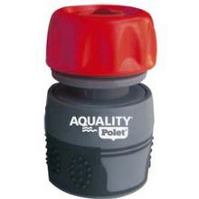 Aquality : raccord aquastop pour tuyau d'arrosage : 3/4' - pvc et caoutchouc photo du produit