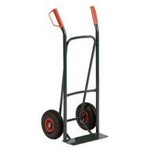 Steekwagen groen  max 200kg hoogte 1100mm opblaasbare banden artikelfoto