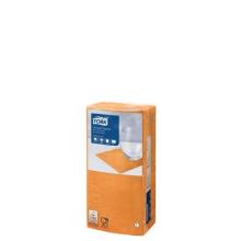 Serviette cocktail orange 24x24 cm 2 plis pliage 1/4 12x200 pc Tork Advanced photo du produit