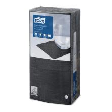 Coctail servet zwart 24x24 cm 2 laags 1/4 vouw 12x200 st Tork Advanced artikelfoto