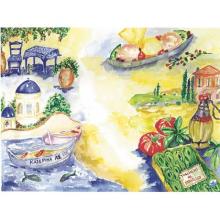 Set de table papier gaufré Méditerranée 42x30cm 500pcs Tork Advanced photo du produit