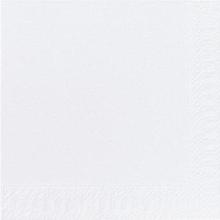 Serviette uni : blanc- 33 x 33cm - 2 plis - 2000 pc photo du produit