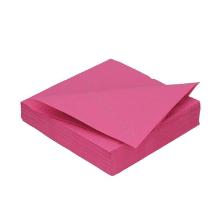Serviette fuschia 2 plis 33x33 cm photo du produit