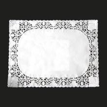 Dentelle : rectangulaire - blanc - 30 x 40 cm - 1000 pc photo du produit