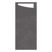 Bestekzakjes : grijs - wit - 8.5 x 19cm - 500 st artikelfoto