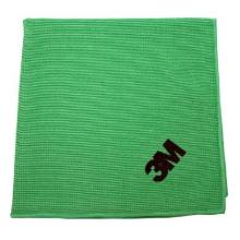 Lavette microfibre : vert - 36 x 36 cm "essential scotch brite" photo du produit