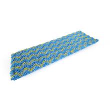Mop micofibre &agrave; languettes bleu et jaune EMR30 14 x 43,5 cm photo du produit