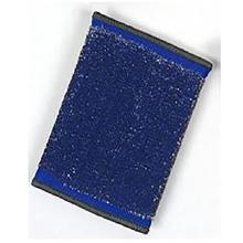 Metalen schuurspons blauw 9 x 13 x 1,2 cm artikelfoto
