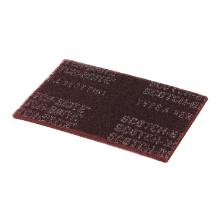 Schuurpad : bordeaux - 15,8 x 22,4 cm - "scotch brite" artikelfoto